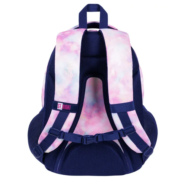 St.Right Pink Sky dreifächerige Schultasche, Rucksack 42 x 30 x 19 cm Bild 4