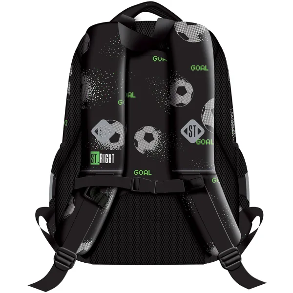 St.Right Pixel Bälle Fußball Schulranzen, Rucksack BP26 39x27x17cm Bild 2