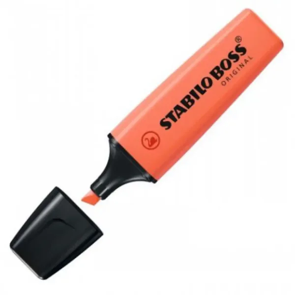 Stabilo: BOSS Original Pastell Textmarker in zartem Korallton 2-5mm Bild 2