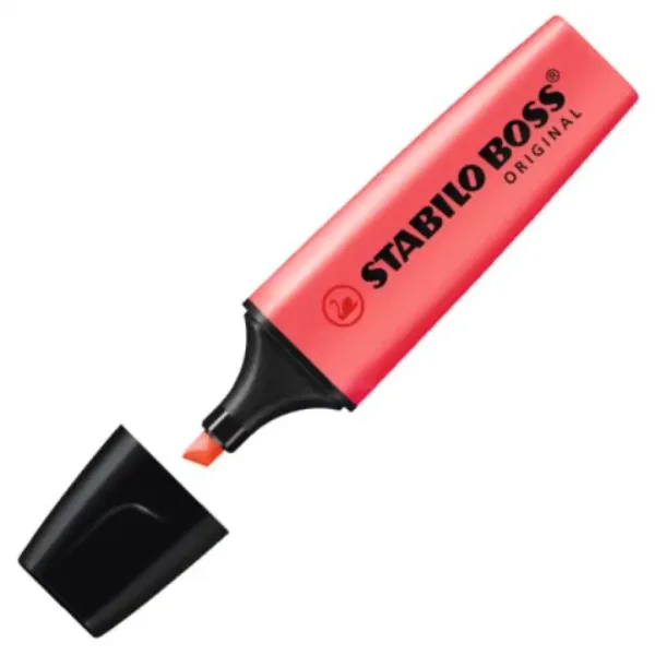Stabilo: BOSS Original Textmarker in Rot 2-5mm Bild 2