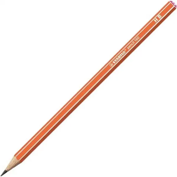 Stabilo: Bleistift 160 sechseckig HB Graphitstift mit orangefarbener Beschichtung Bild 1