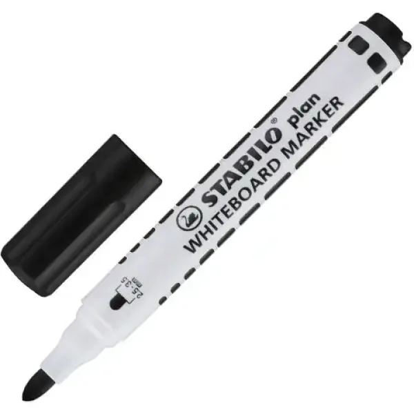 Stabilo: Plan WhiteBoard Marker Tafelstift in Schwarz Bild 2