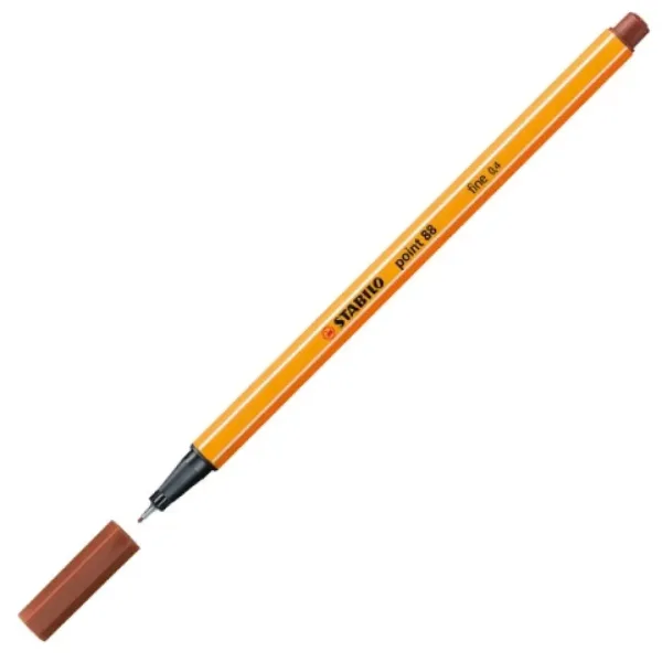 Stabilo: Point 88 Fineliner 0,4mm in Ziegelrot Bild 2