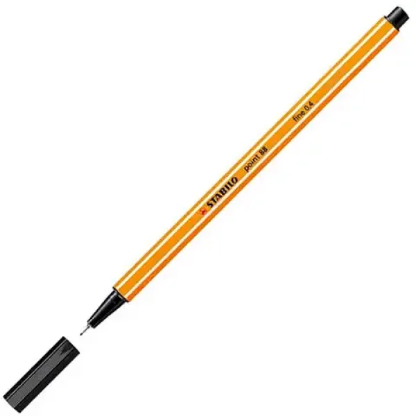 Stabilo: Point 88 Fineliner in Schwarz 0,4mm Bild 2