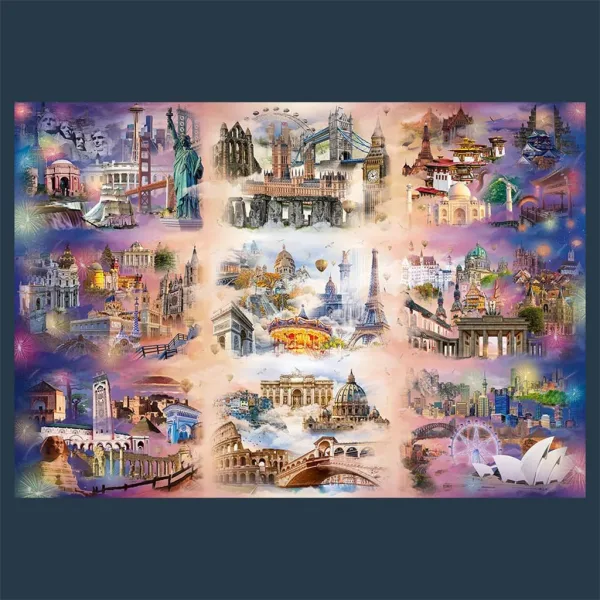Städte in den Wolken 13500-teiliges UFT-Puzzle - Trefl Bild 2