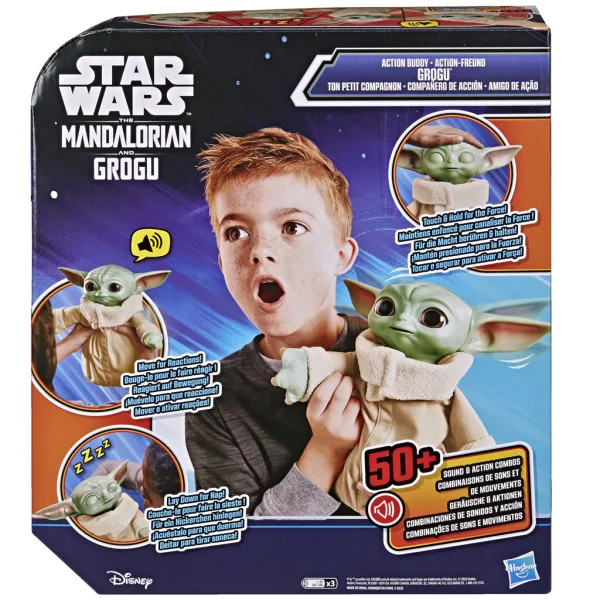 Star Wars: Action Buddy Grogu interaktive Plüschfigur – Hasbro Bild 3