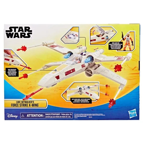 Star Wars: Epische Welt der Action Luke Skywalkers Machtstoß-X-Wing - Hasbro Bild 2