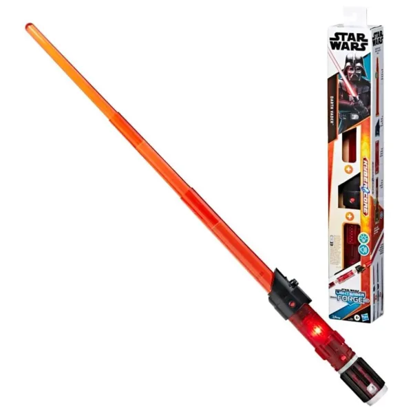 Star Wars Lightsaber Forge: Darth Vader elektronisches Lichtschwert mit Licht und Sound - Hasbro Bild 2