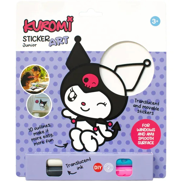Sticker Art: Hello Kitty ausmalbares Sticker-Set, verschiedene Ausführungen, 1 Stück – Comansi Bild 4