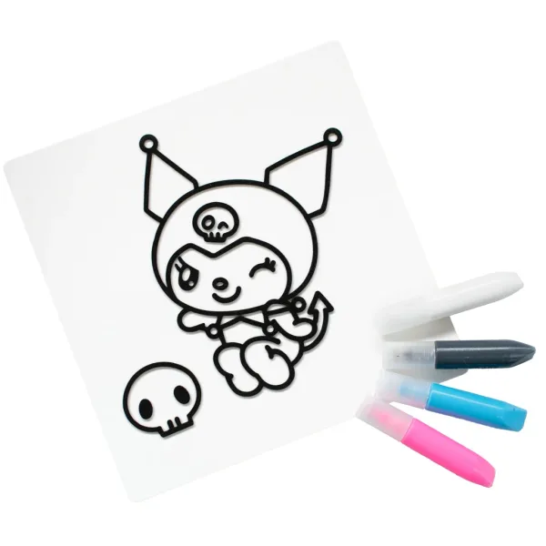 Sticker Art: Hello Kitty ausmalbares Sticker-Set, verschiedene Ausführungen, 1 Stück – Comansi Bild 5