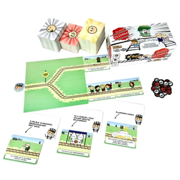 Straßenbahndilemma-Brettspiel Bild 2