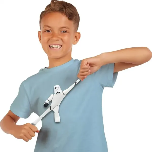 Stretch: Star Wars Mini Stormtrooper dehnbare Actionfigur 18cm Bild 4