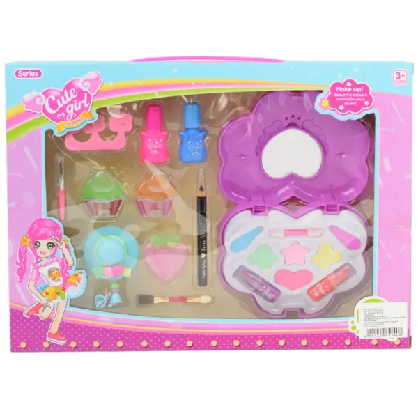 Cute Girl: Schmink- und Maniküreset mit Palette, Nagellack und Zubehör Bild 8