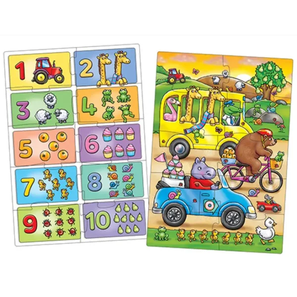Suche und finde... Zahlen 2x10-teiliges Lernpuzzle Bild 2