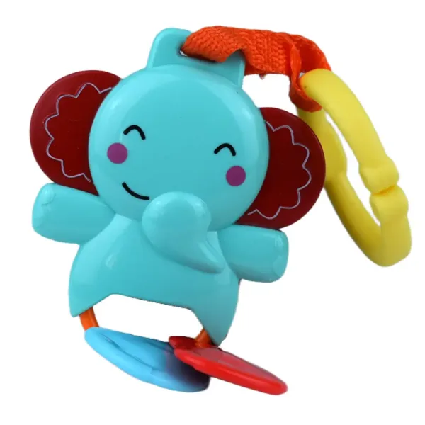 Sun Baby: Fröhlicher Elefant BPA-freie Baby-Rassel und Beißring Bild 2