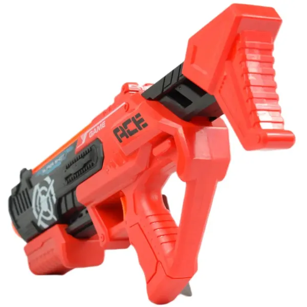 Super Shoot: Manuelle Schaumstoffpistole mit Munition 47cm Bild 3