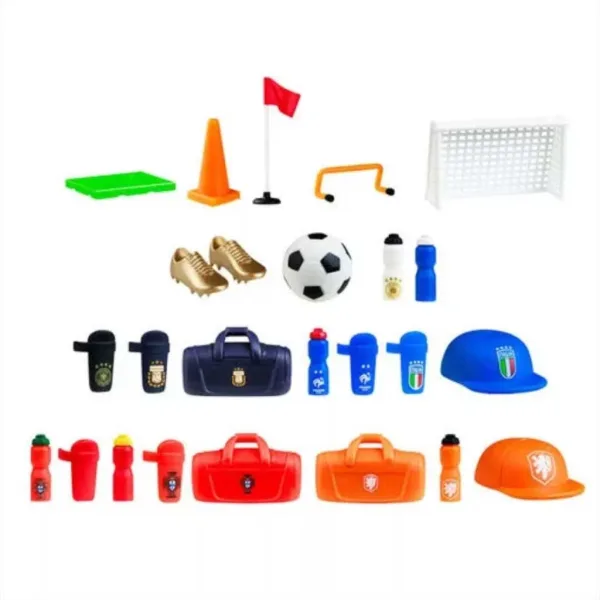 Supergoal WM-Schuhkapsel-Überraschung mit einer 7 cm großen Fußballspielerfigur und weiterem Zubehör Bild 3