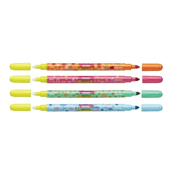 Switch doppelseitiger Textmarker, 4er-Set - Carioca Bild 2