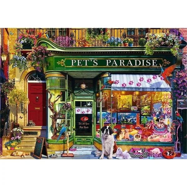 Tea Time: Haustierparadies 1000-teiliges Premium-Puzzle - Trefl Bild 2