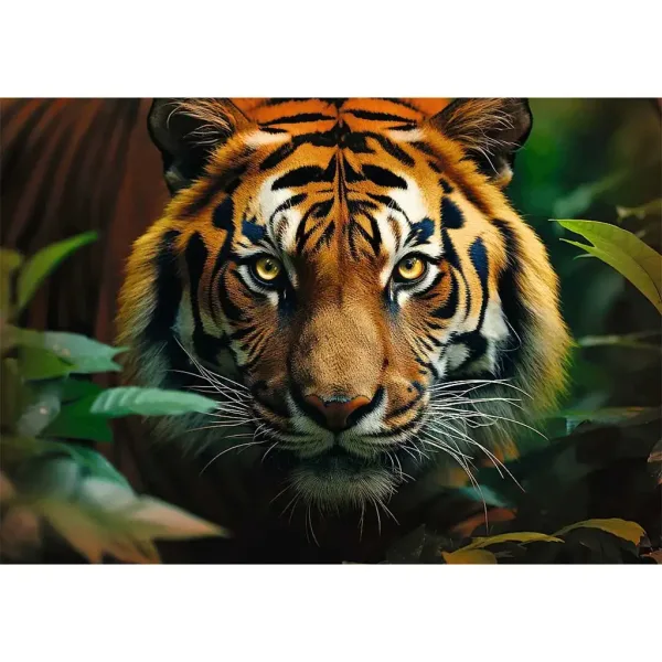 Tiger im Wildnis 1000-teiliges HQ-Puzzle - Trefl Bild 2