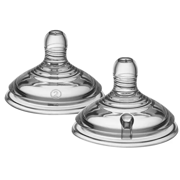 Tommee Tippee: Closer to Nature Flaschensauger mit mittlerem Durchfluss, 2 Stück (ab 3 Monaten) Bild 2