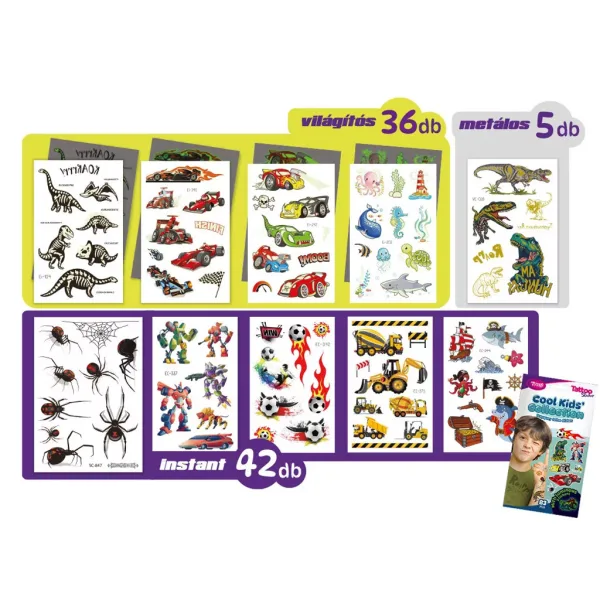 TyToo: Cool Kids Collection Tattoo Sticker Set Bild 2