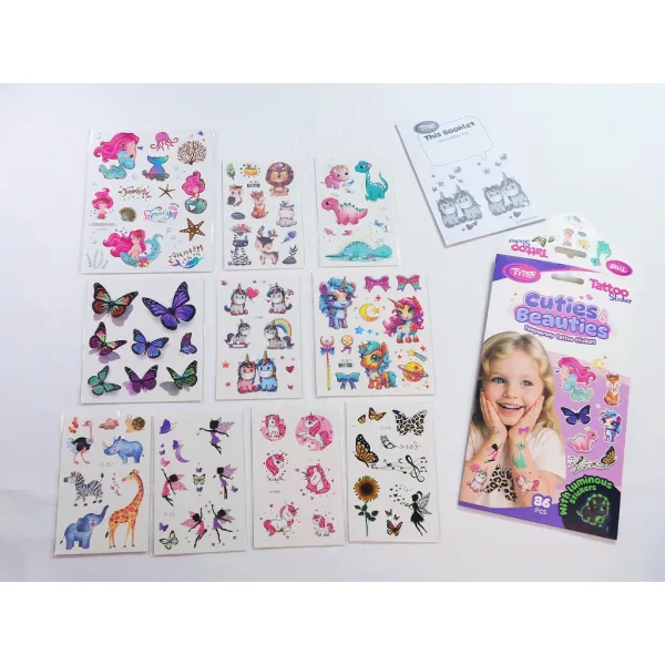 TyToo: Cuties & Beauties Tattoo Sticker Set Bild 4