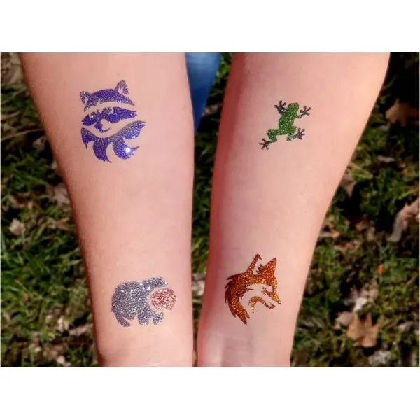 TyToo: Glitzertattoo-Schablonenset Waldtiere, 26 Stück Bild 4