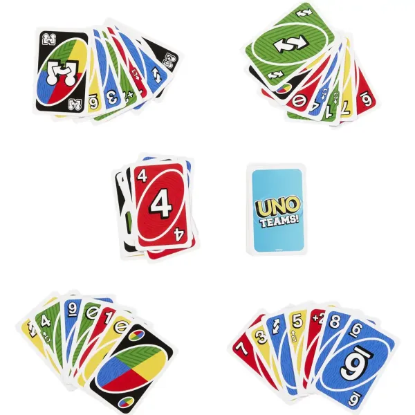 UNO Teams Kartenspiel - Mattel Bild 3