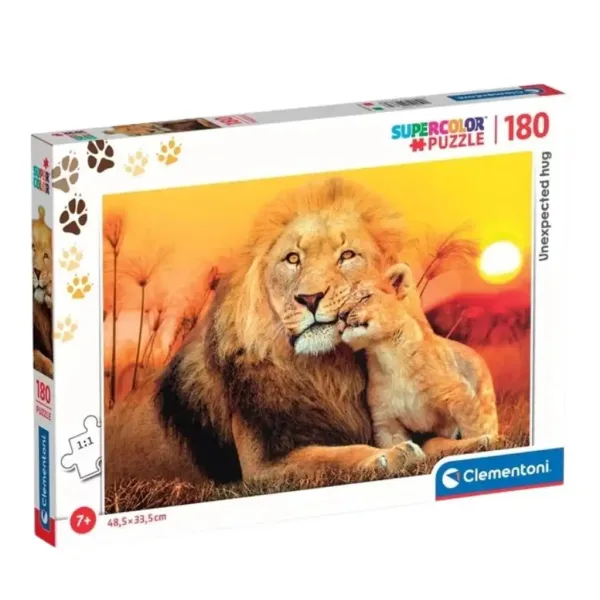 Unerwartete Umarmung 180-teiliges Super Color Puzzle - Clementoni Bild 1