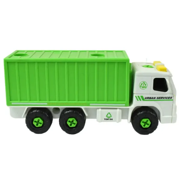 Urban Services: Zerlegbarer Container-Lkw mit Werkzeugen und Sound 20cm Bild 4