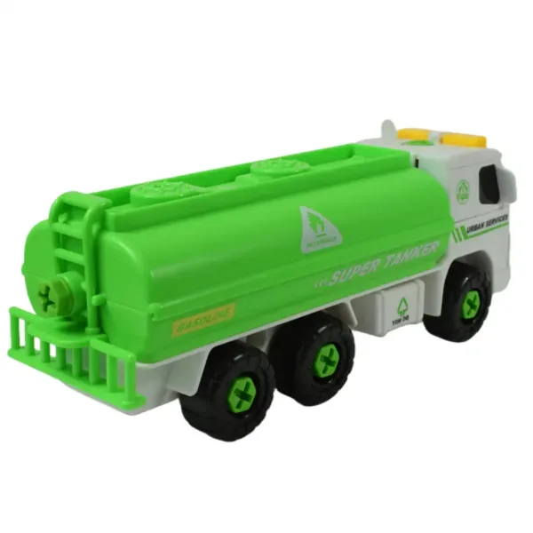 Urban Services: Zerlegbarer Tanklastwagen mit Werkzeugen und Sound 20cm Bild 5