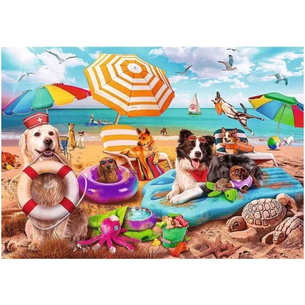 Urlaub 2 x 500 Teile Puzzle - Trefl Bild 2
