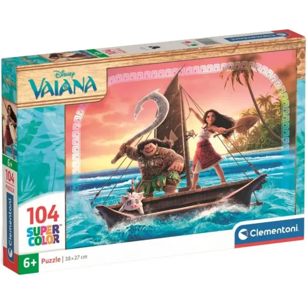 Vaiana 2 Abenteuer 104-teiliges Supercolor-Puzzle - Clementoni Bild 1