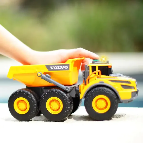 Volvo Muldenkipper mit Licht- und Soundeffekten 23cm - Dickie Toys Bild 4