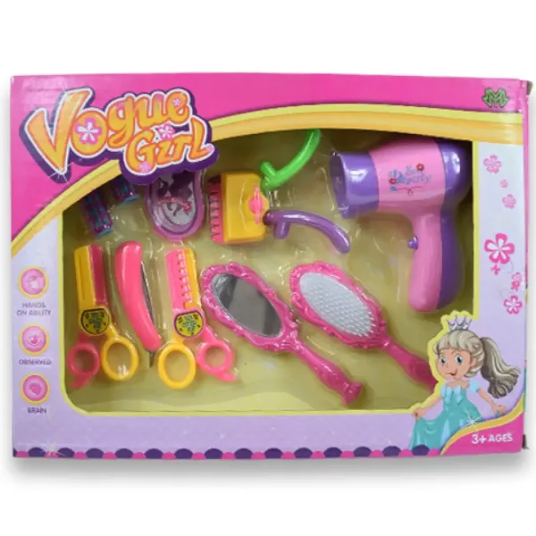 Vouge Girl: 10-teiliges Schönheitset mit Friseurbedarf Bild 7