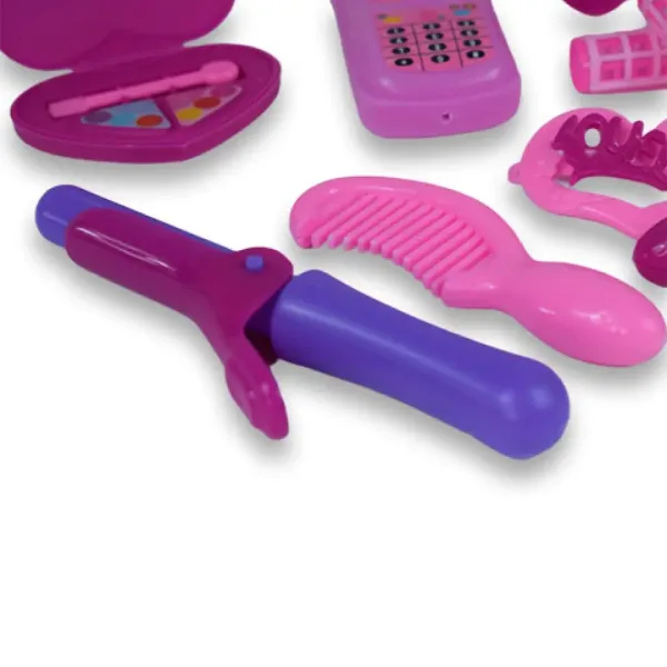Vouge Girl: 10-teiliges Schönheitset mit Schuhen, Telefon und Friseurbedarf. Bild 5