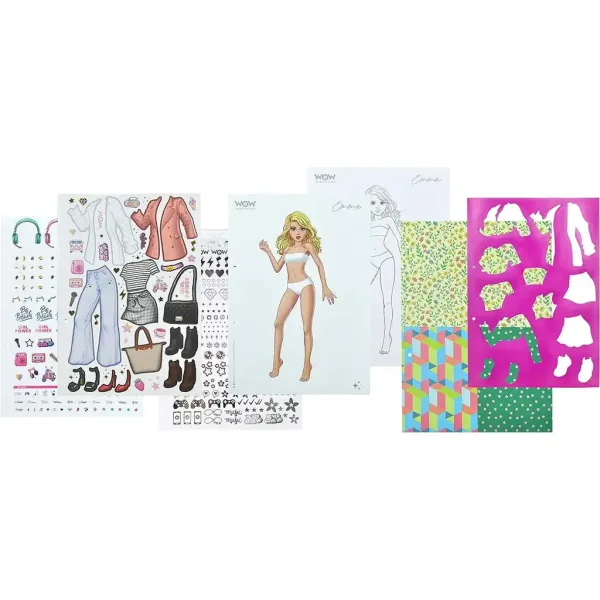 WOW Generation: Mode und Stil Sticker-Anzieh- und Beschäftigungsbuch Bild 2