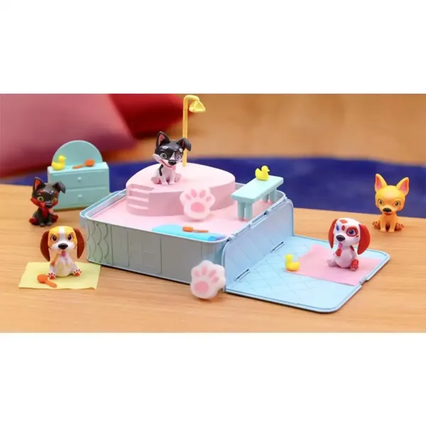 Washy Friends: Color Reveal Planschspaß 3 Hundefiguren mit Whirlpool und Zubehör Bild 4