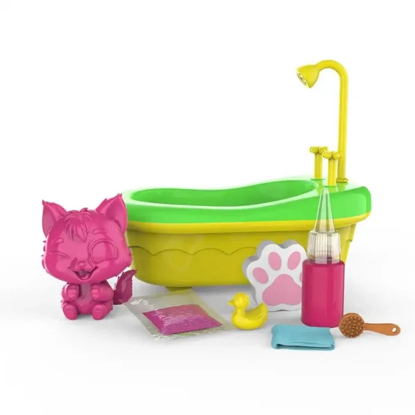 Washy Friends: Farbwechsel-Badekätzchen mit Wanne und Zubehör - Szörmi Bild 2