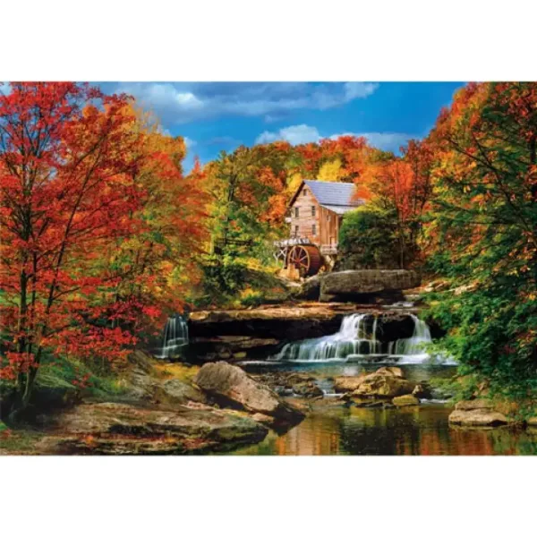 Wassermühle im Wald HQC Puzzle 2000 Teile - Clementoni Bild 2