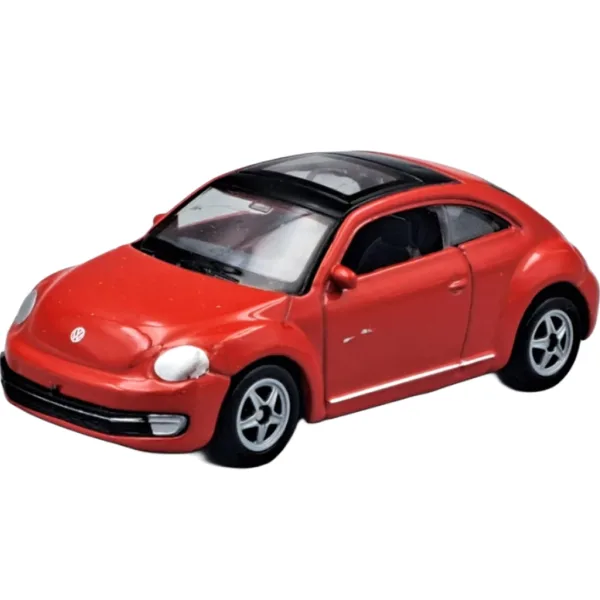 Welly: Volkswagen Käfer modernes rotes kleines Automodell 1:64 Bild 2