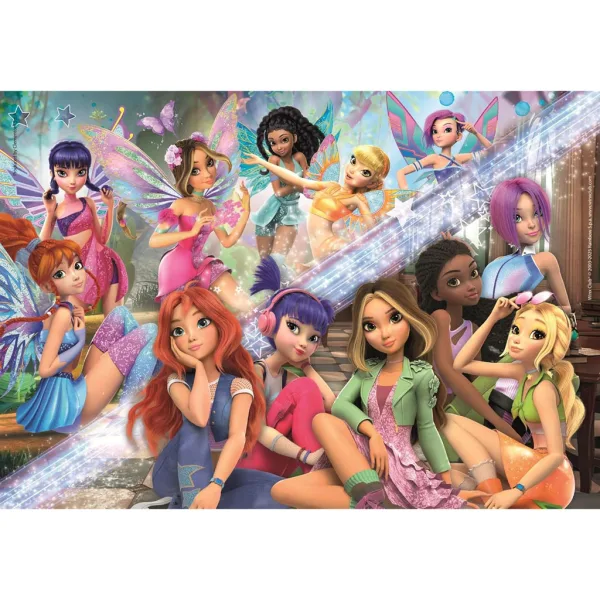 Winx Club Feen 180-teiliges Super Puzzle - Clementoni Bild 2