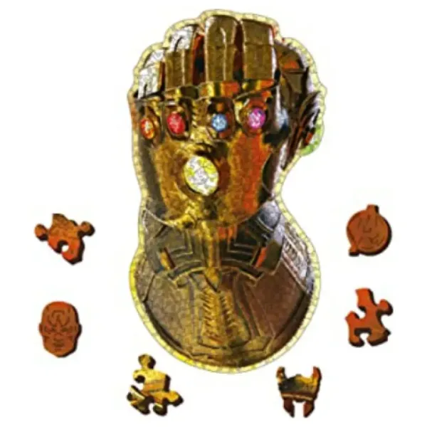 Wood Craft: Avengers Infinity-Handschuh 500+5-teiliges Premium-Holzpuzzle - Trefl Bild 2