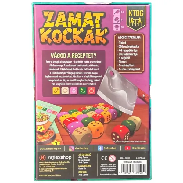 Zamatwürfel Brettspiel Bild 3