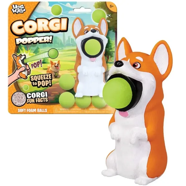 Zing: Popper Corgi Hund mit Ballwerfer Bild 1