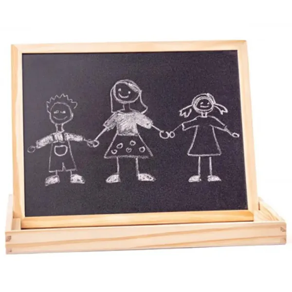 Zweiseitiges Magnettafel-Set mit Tiermotiven und Holzrahmen - Woodyland Bild 2