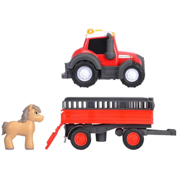 ABC Massey Tiertransporter Traktor mit Pferd - Simba Toys Bild 5