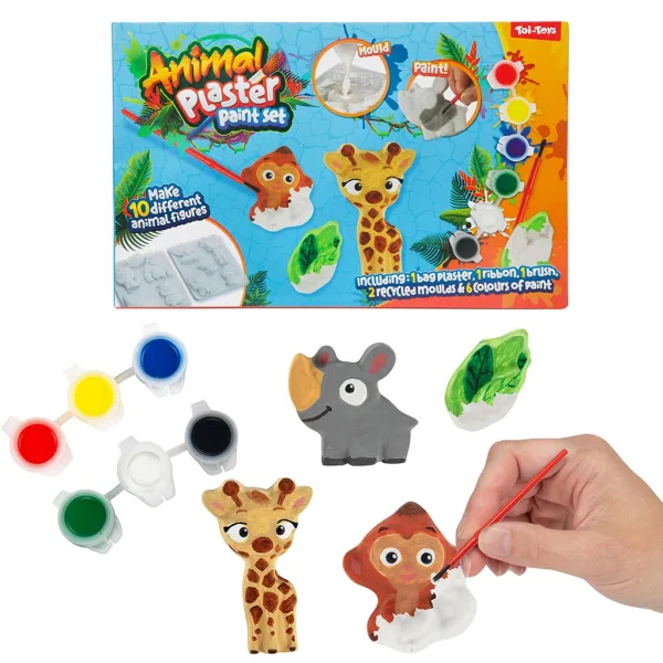 Animal Plaster: Tier- und Einhorn-Gipsform- und Malset in verschiedenen Varianten 1 Stück Bild 2