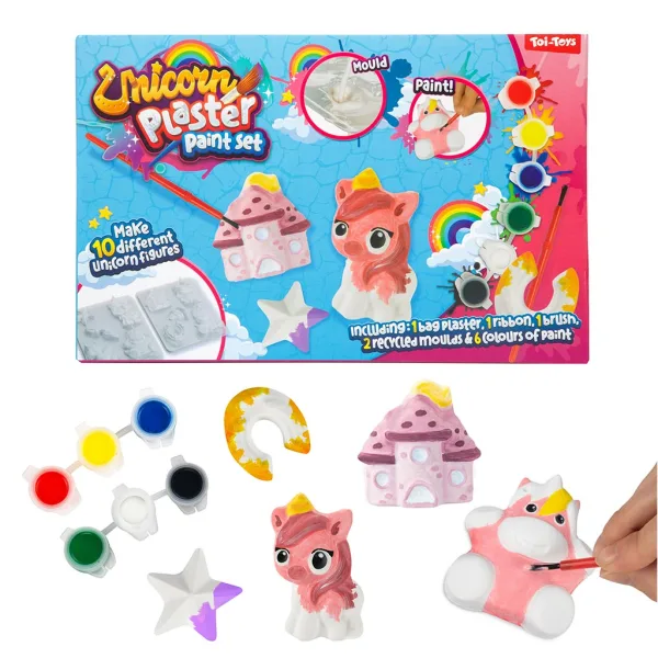 Animal Plaster: Tier- und Einhorn-Gipsform- und Malset in verschiedenen Varianten 1 Stück Bild 4